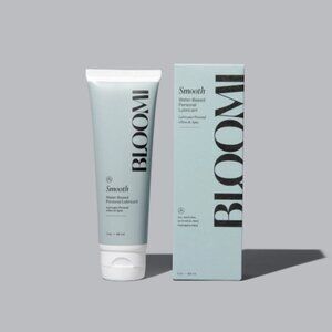 🔥3/$30 NIB Bloomi Smooth Organic Water-Based Personal Lubricant Full Size 3 Oz